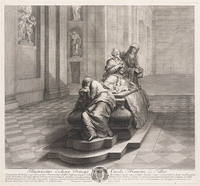 KG 14741
<br/>
graftombe kardinaal de Richelieu (zijkant)
<br/>
<em>Picart, Bernard (1673-1733)</em>